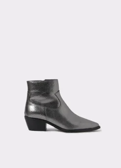 Botin Campero Laminado Piel-Brownie Spain Outlet