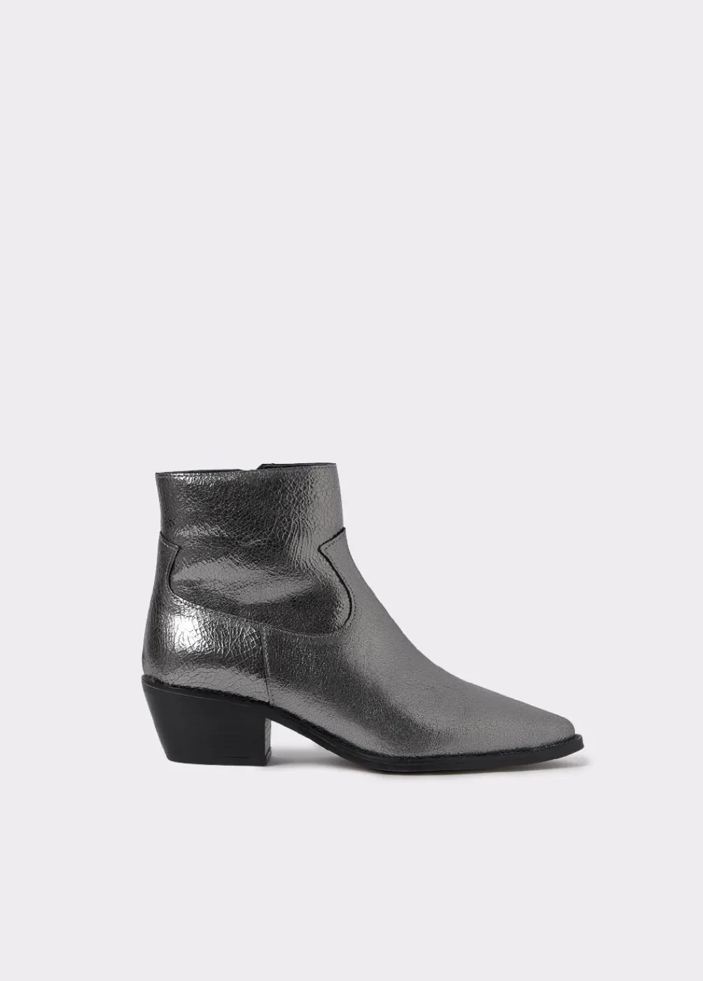 Botin Campero Laminado Piel-Brownie Spain Outlet