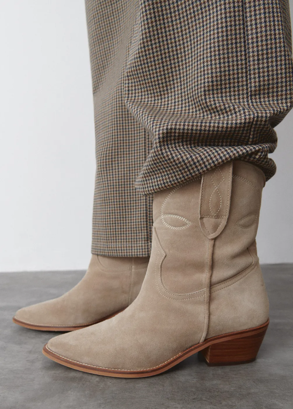 Botin Cowboy Bordado-Brownie Spain New