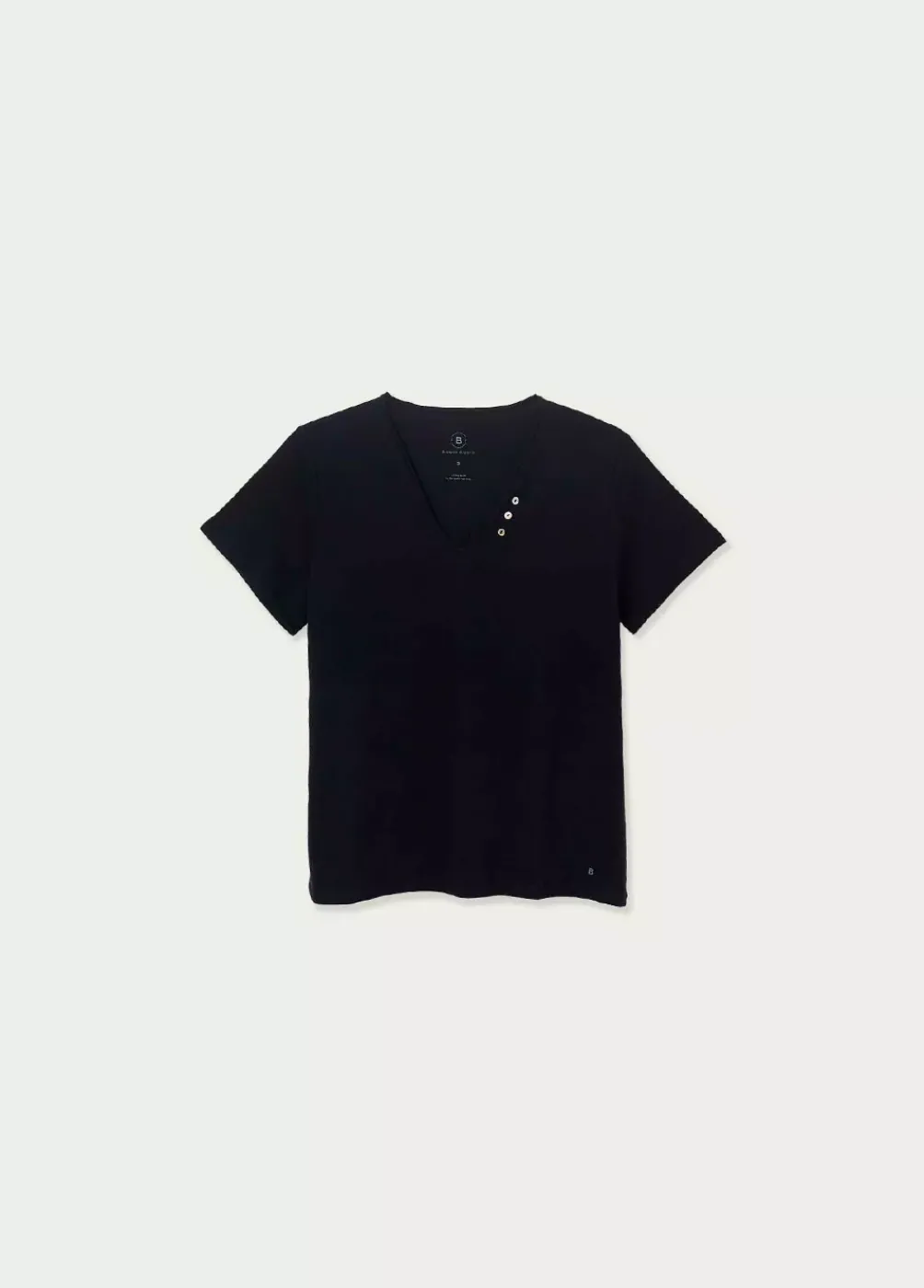 Camiseta Mar Basica Botones Organica | Compra Camisetas | Otono-Invierno 2021-Brownie Spain Sale