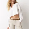 Cinturon Bolitas Piel-Brownie Spain Fashion