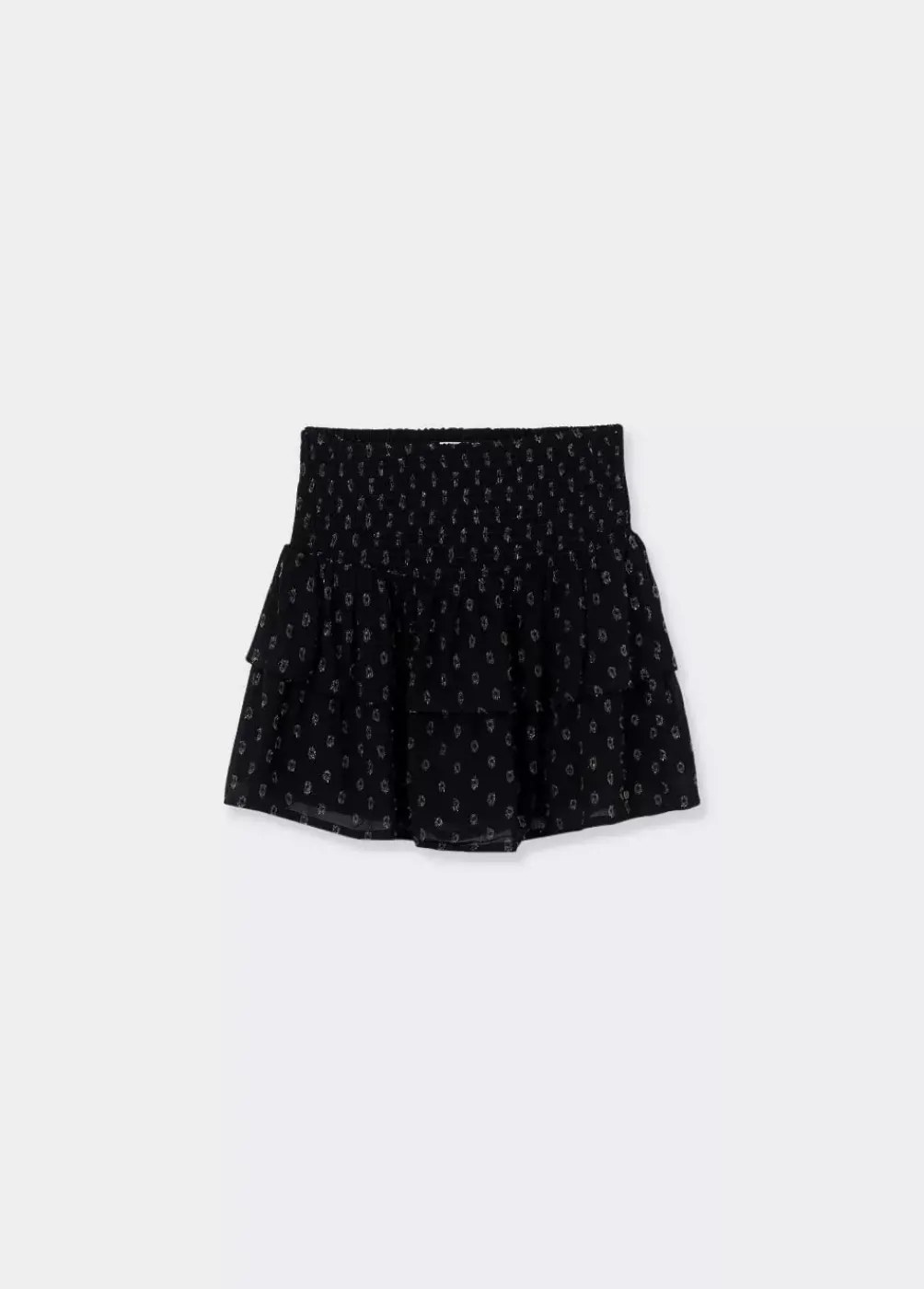 Falda Gomas Volantes Dobby-Brownie Spain Fashion
