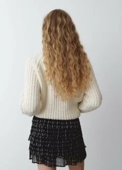 Jersey Trenzas Cuello Redondo-Brownie Spain Fashion