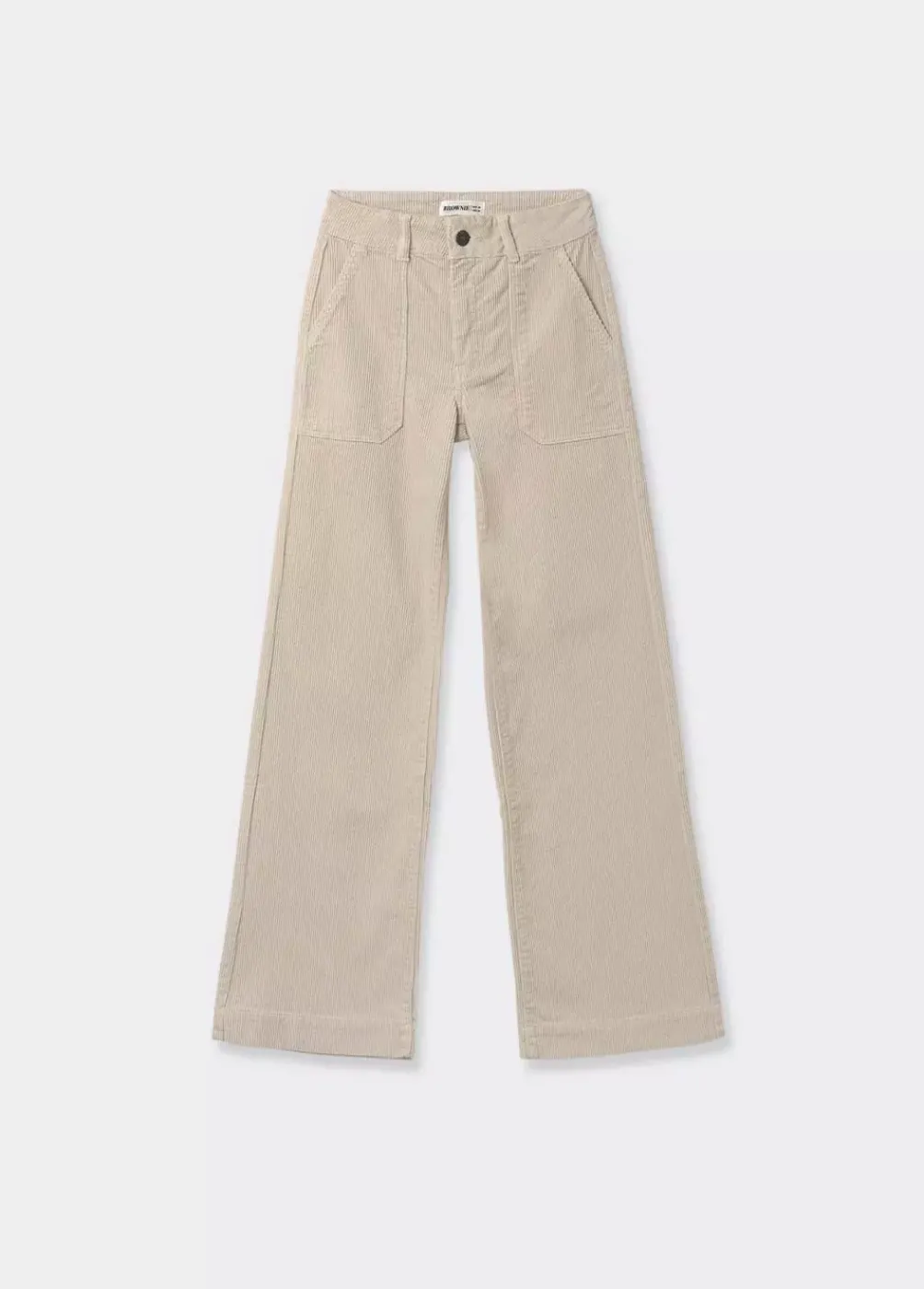 Pantalon Pana Culotte Bolsillo Frontal-Brownie Spain Online