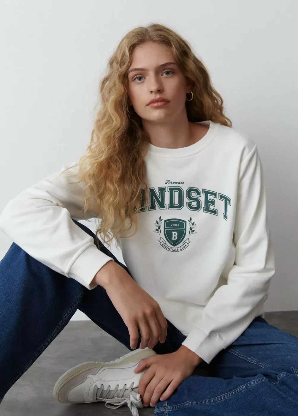 Sudadera Bordada Mindset-Brownie Spain Hot