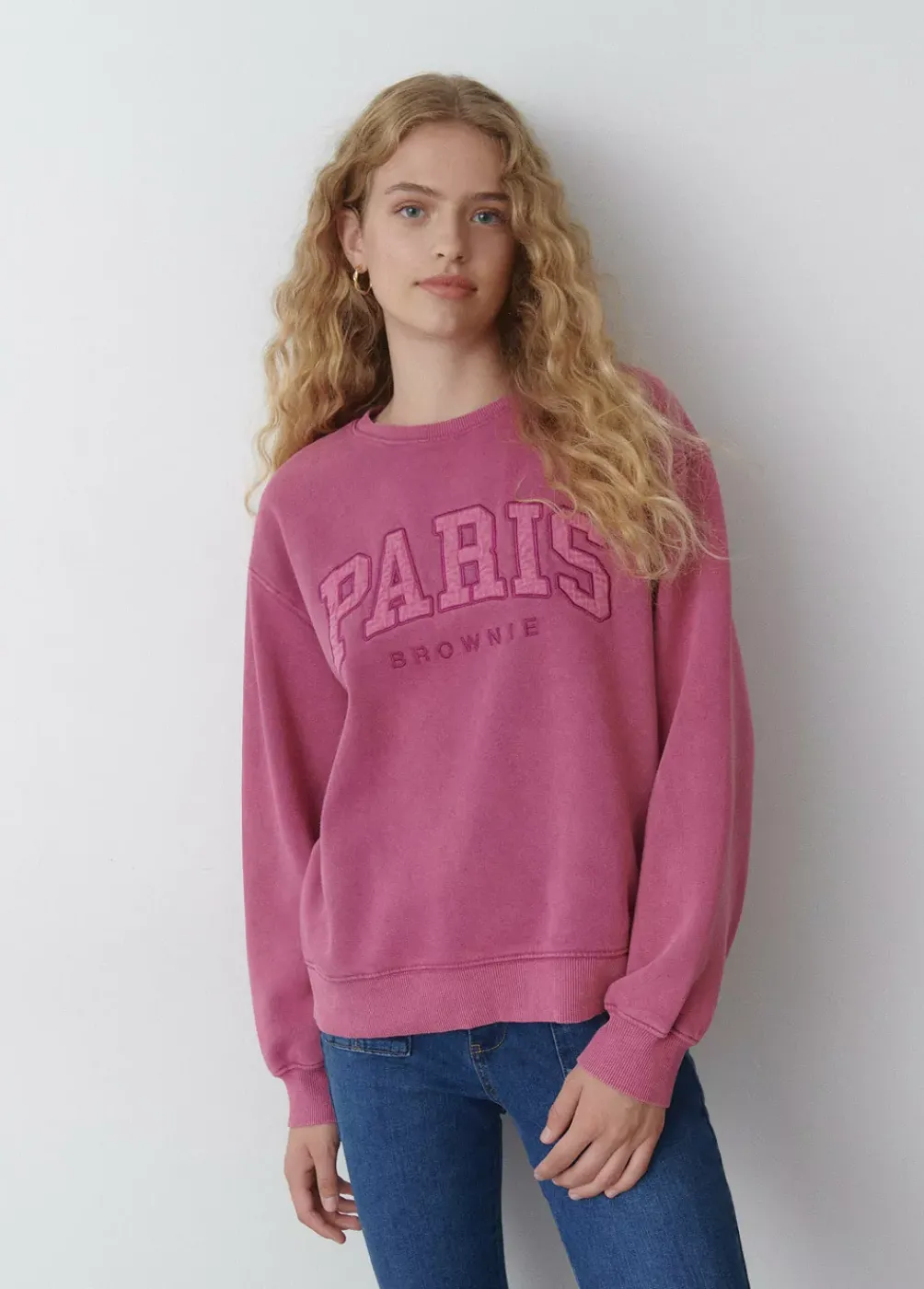 Sudadera Bordada Paris-Brownie Spain Discount