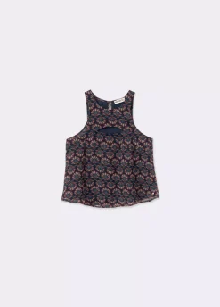 Top Estampado Indio Lurex Cut Out-Brownie Spain Discount